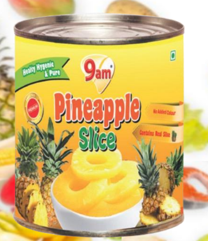 9Am Pineapple Slice 850 G